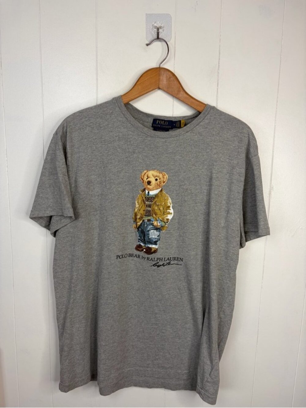 Ralph Lauren Polo Preppy Savannah Bear Classic Fit T-Shirt Men Medium vintage